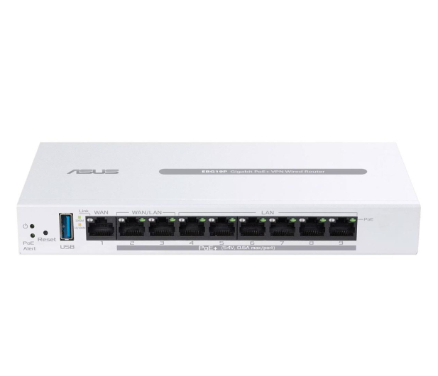ASUS EBG19P (1xWAN 2xWAN/LAN 6xLAN) 8xPoE+ VPN - 1273557 - zdjęcie